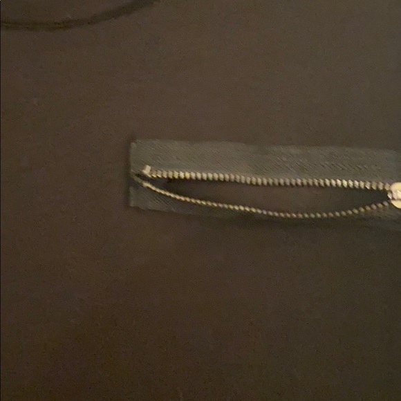 2008-2012? Forever 21 Black hi low sleeveless tank top w zipper detail S - Picture 5 of 8